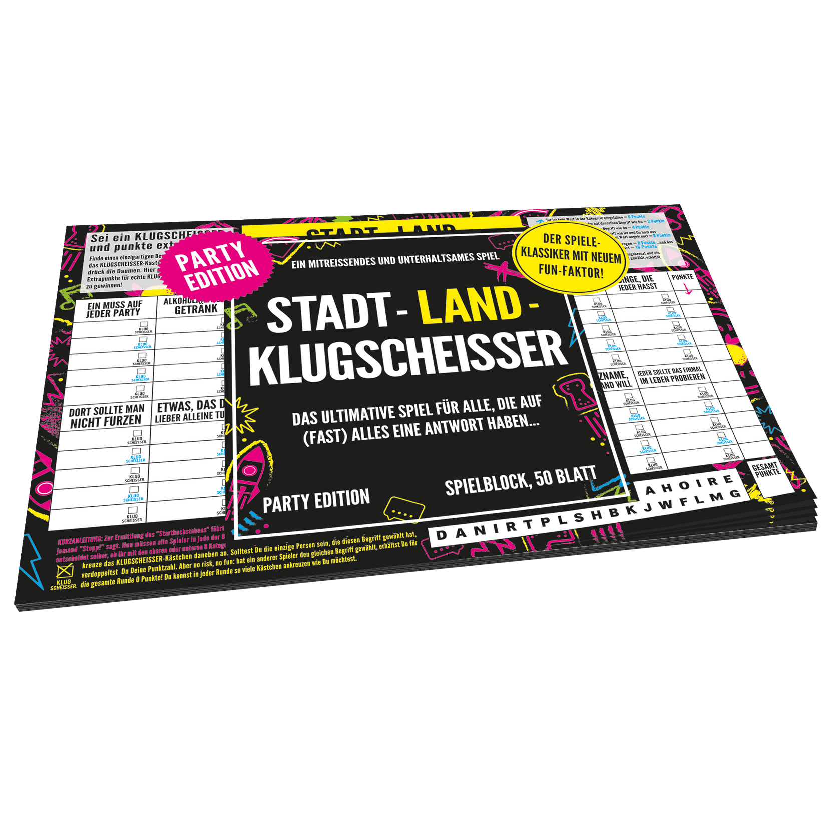 STADT-LAND-KLUGSCHEISSER - Party